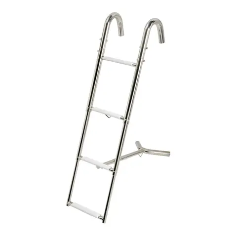 OSCULATI Badestige teleskopisk - 110cm Bow telescopic ladder - 4 trinn