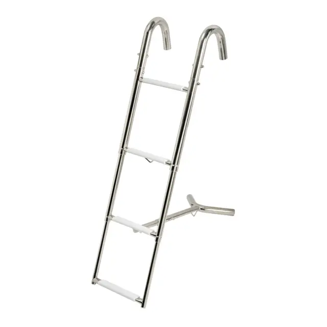 OSCULATI Badestige teleskopisk - 110cm Bow telescopic ladder - 4 trinn 