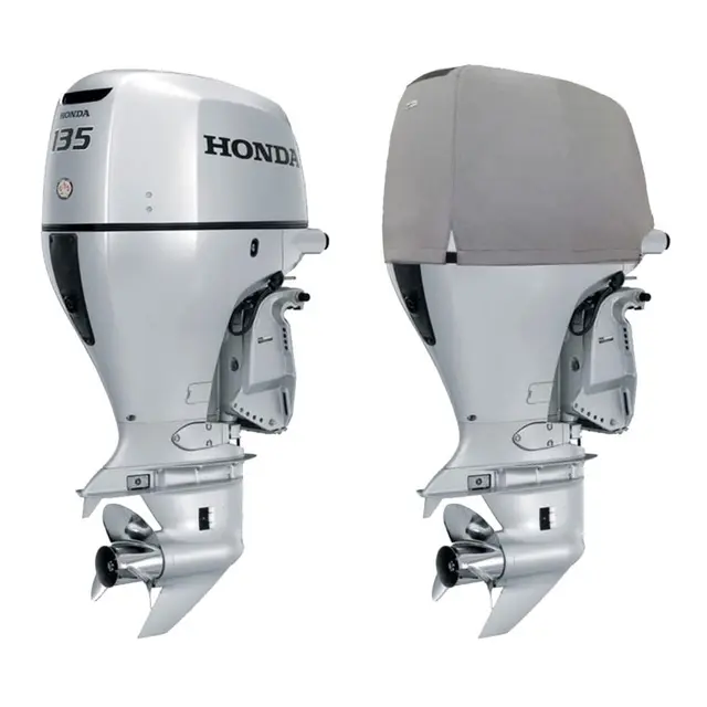 OCEANSOUTH Skreddersydd trekk HONDA BF115/135/150 4 syl 2,3L - Farge: Grå 