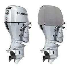 OCEANSOUTH Skreddersydd trekk HONDA BF75/80/90/100 4 syl 1,5L - Farge: Gr&#229;