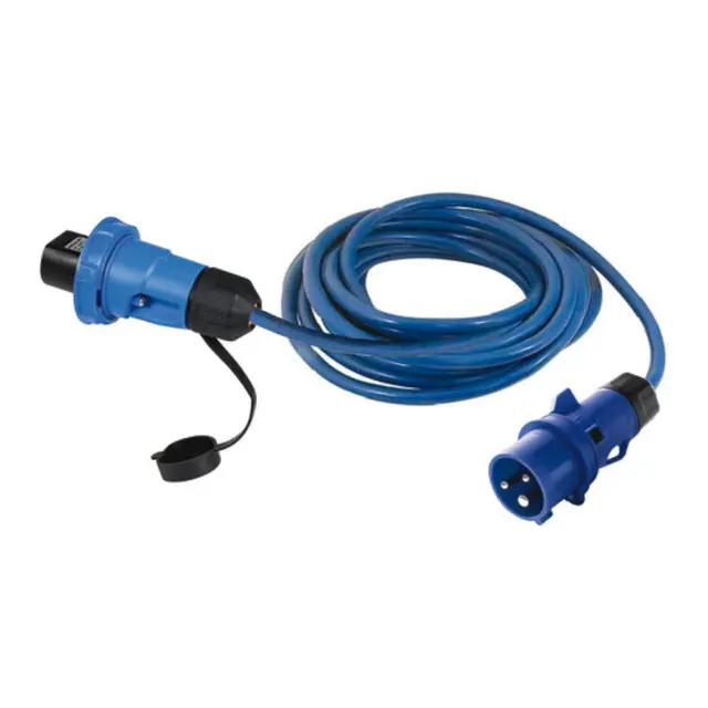 OSCULATI Landstrømspakke 16A 220V - 10m kabel - Sort syrefast plugg 