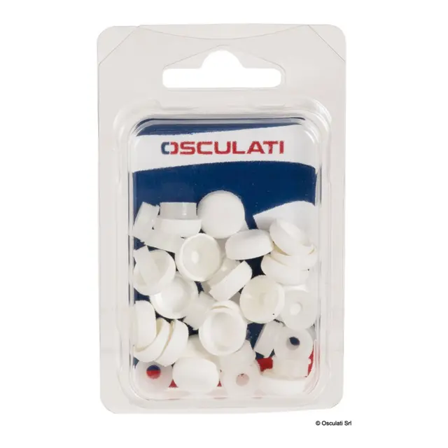 OSCULATI Pyntekopp 20pk - Hvit 3,5-4,2 mm skrue 