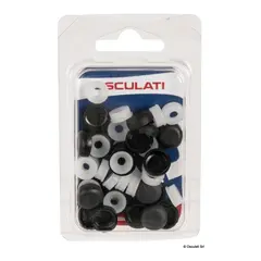 OSCULATI Pyntekopp 20pk - Sort 3,5-4,2 mm skrue