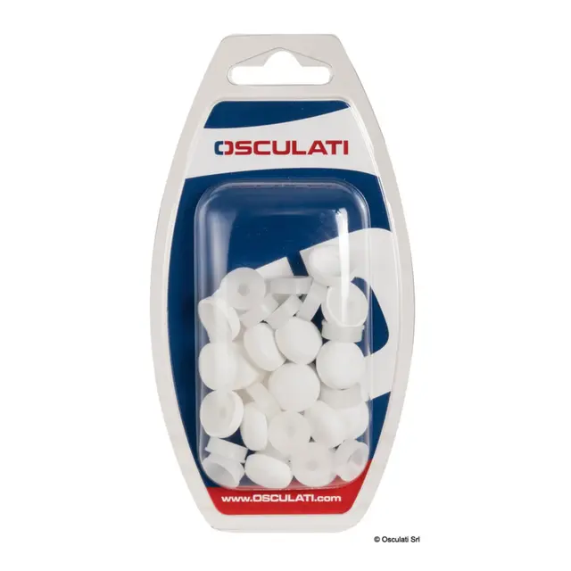 OSCULATI Pyntekopp 20pk - Hvit 4,8-6 mm skrue 