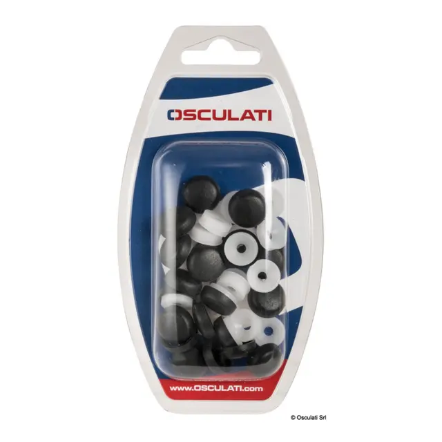 OSCULATI Pyntekopp 20pk - Sort 4,8-6 mm skrue 