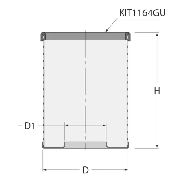 GUIDI Reserve sil - Ionio filter Passer 3" sjøvannsfilter 