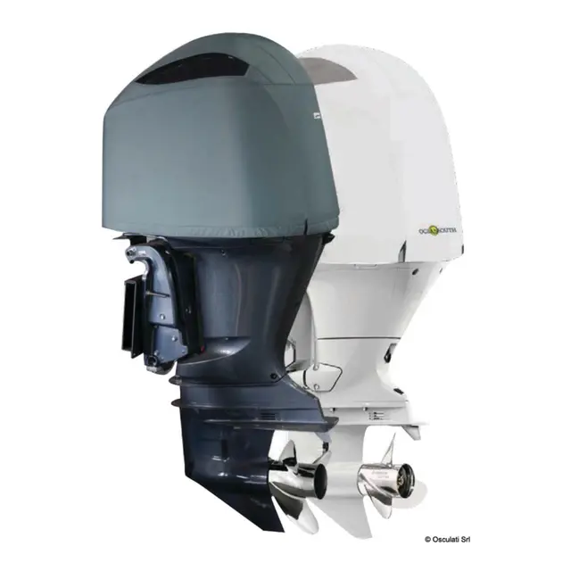 OCEANSOUTH Skreddersydd trekk for YAMAHA For motor: V6 4.2L /4.3L - Farge: Hvit 