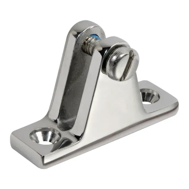 OSCULATI Kalesjebeslag syrefast Festeplate gaffel 90° - 6mm bolt 