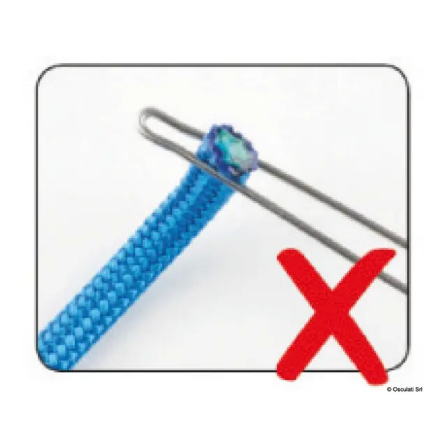 D-SPLICER Nål - F10 Nål: Ø1mm - Tau: Ø1-2mm 