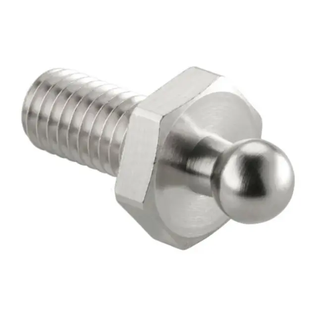 LOXX® kalesjeknapp - Han (skrog) Maskingjenger L: 10mm - 5pk 