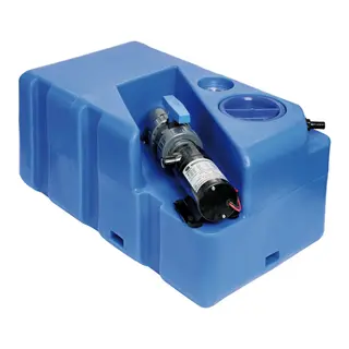 OSCULATI Svart septikktank Med kvernpumpe - 60 liter - 12V