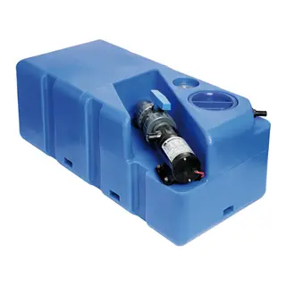 OSCULATI Svart septikktank Med kvernpumpe - 80 liter - 12V