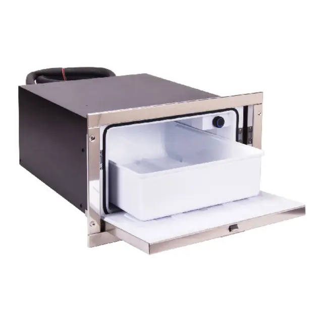 ISOTHERM Kjøleskuff CR 36 Inox med ramme 4 sider, rustfri front 