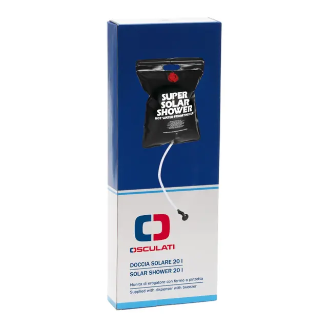 OSCULATI 20 liters soldusj Sol oppvarmet dusj 