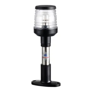 OSCULATI&#160;Compact SS lanterne p&#229; stang Sort, 20cm