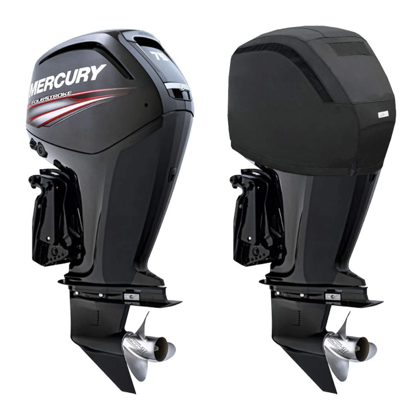 OCEANSOUTH Skreddersydd trekk MERCURY Motor: 4 sylindret 4T 2.1L - Farge: Sort