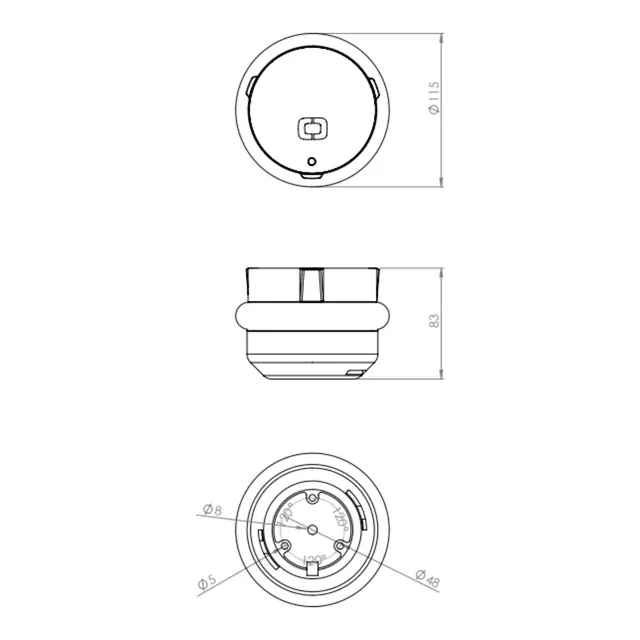 OSCULATI Discovery Lanterne Tricolor, 2nm 