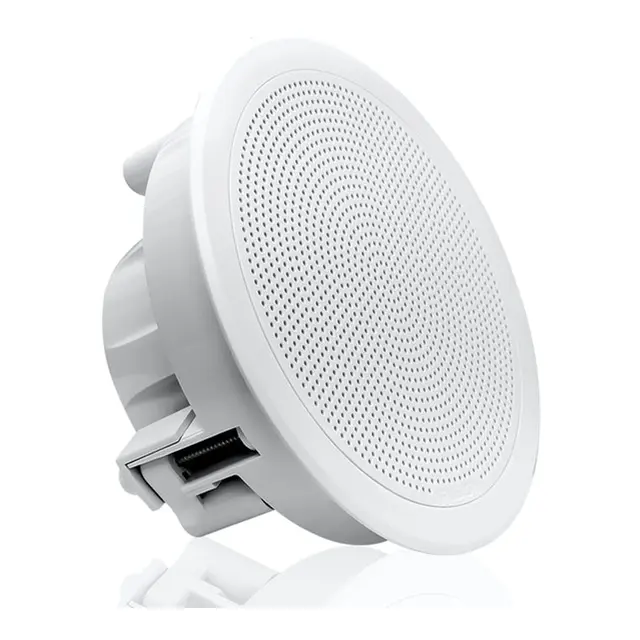 FUSION FM Series høyttalere, 7,7" 200 W rund lavprofil - hvit (par) 