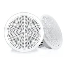 FUSION FM Series h&#248;yttalere, 7,7&quot; 200 W rund lavprofil - hvit (par)