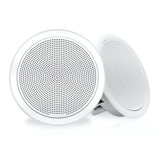 FUSION FM Series høyttalere, 7,7" 200 W rund lavprofil - hvit (par) 