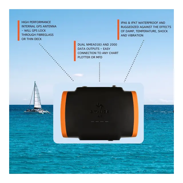 EM-TRAK B921 AIS Sender/Mottaker Klasse B (2W) - NMEA2000 