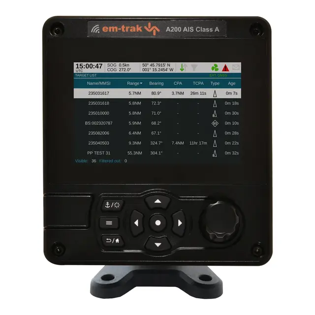 EM-TRAK ProAIS A200 Sender / Mottaker Klasse A / Proff / IMO - NMEA200 - Wifi 