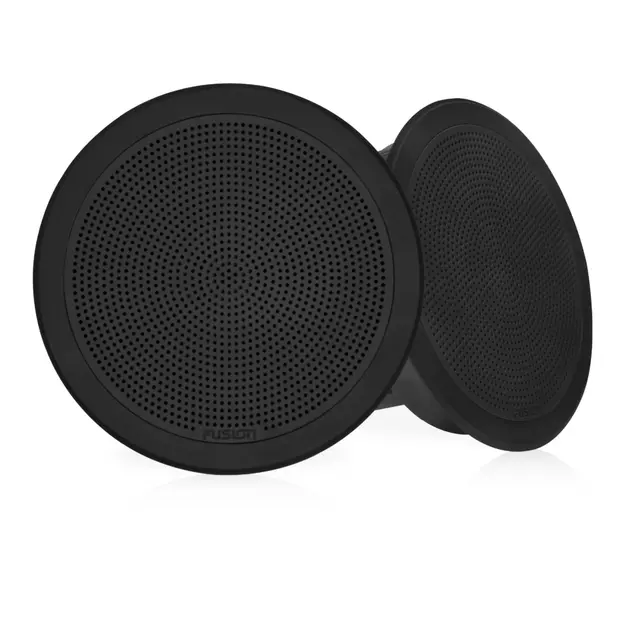 FUSION FM Series høyttalere, 7,7" 200 W rund lavprofil - sort (par) 