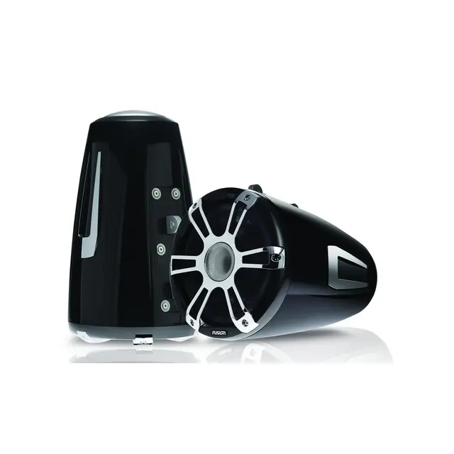 FUSION  Wake Tower høyttaler 8,8" 330W sort design, chrome sportsgrill 