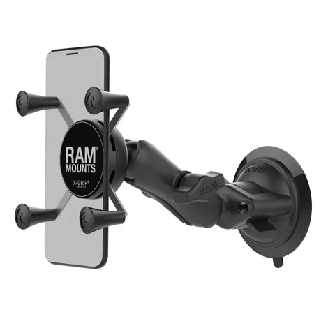 RAM MOUNTS X-Grip&#174; mobilholder -sett Sterk sugekopp
