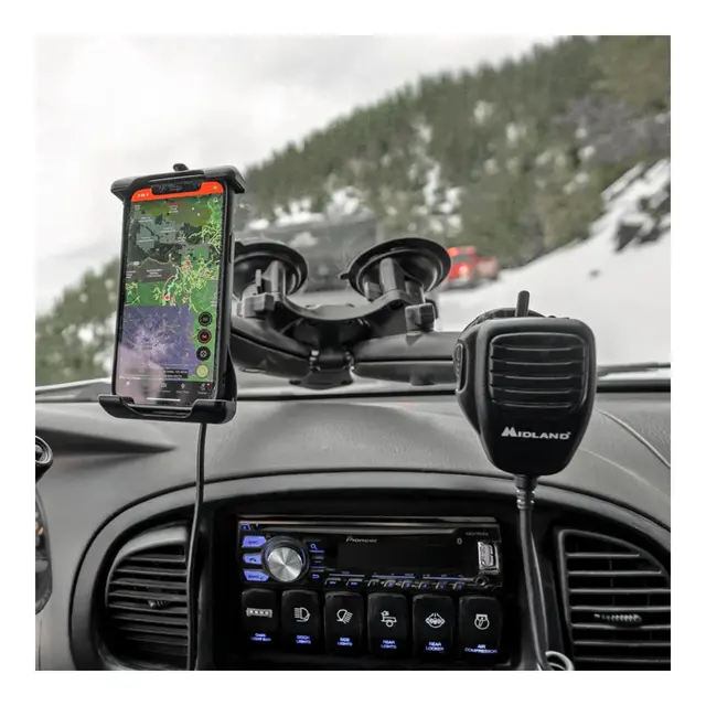 RAM MOUNTS Quick-Grip mobilholder Vanntett - 15w trådløs ladning - USB 