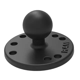 RAM Brakettdel: Base Rund &#216;63,5 mm B-kule