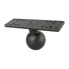 RAM Brakettdel for elektronikk - holder D kule - 16 x 6 cm - forborret hull