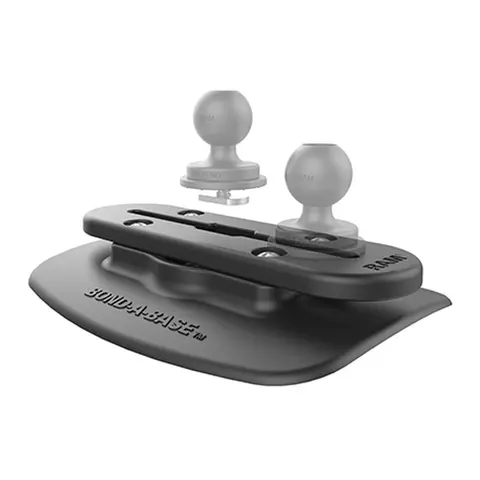 RAM sporsokkel base - selvklebende 178x136 mm- Montering på gummibåt - SUP 