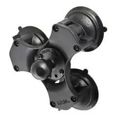 RAM MOUNTS Twist-lock suge C-base Trippel sugekopp kulebase
