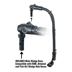 RAM MOUNTS Svinger festes B kule eller flush (attwood) feste