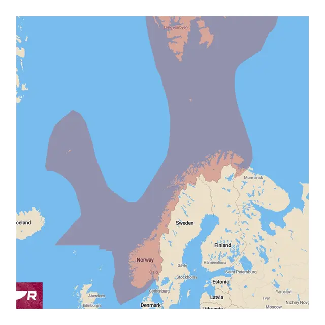 RAYMARINE Lighthouse Sjøkart Norge - på microSD/SD brikke 