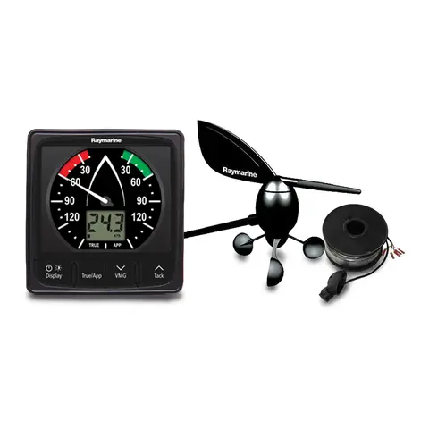 RAYMARINE i60 med kort vindvane inkl. 30m kabel