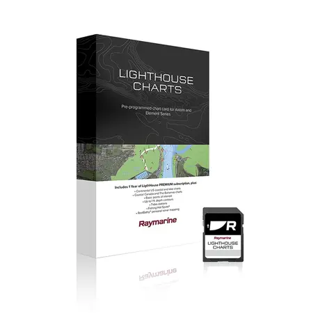 RAYMARINE Lighthouse Nord Europa GEN2 Ferdig kart p&#229; brikke