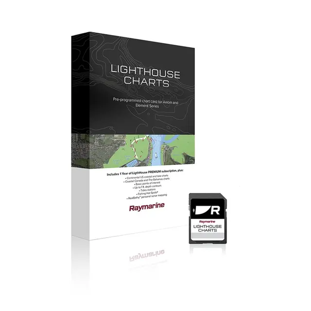 RAYMARINE Lighthouse kart Nord Europa Ferdig på brikke 