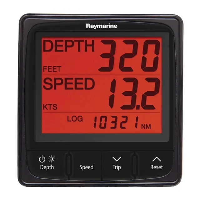 RAYMARINE i50 Tridata & i60 vind pakke Med givere for vind, fart og dybde 