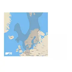 RAYMARINE Lighthouse kart Nord Europa Ferdig p&#229; brikke