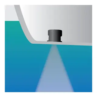 RAYMARINE CPT-S Innvendig svinger 9-pin plugg - CHIRP 200kHz 