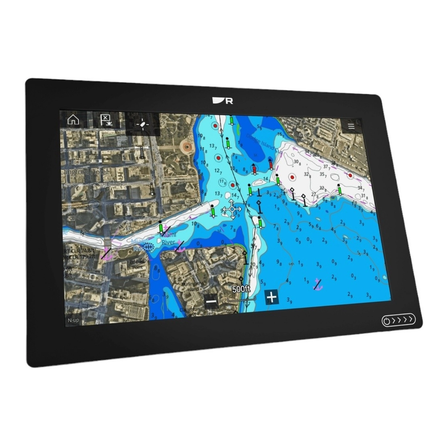 RAYMARINE AXIOM+ 12 RV Kartplotter/Ekko Realvision 3D - u/kart