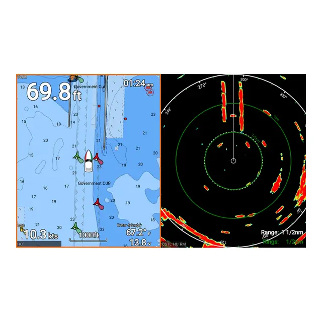 RAYMARINE Element 12S Kartplotter/Ekko 12" - CHIRP - WiFi - u/svinger - u/kart 