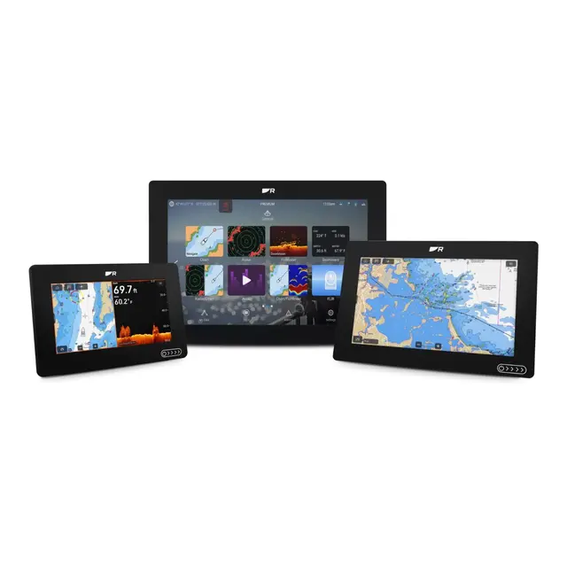 RAYMARINE Axiom2 12 RV - 12" MFD Rv3d Med kart nord europa NEU 
