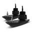 RAYMARINE RV-312 Gjennomg&#229;ende giver 12&#176;, Sett i plast (BB+SB)