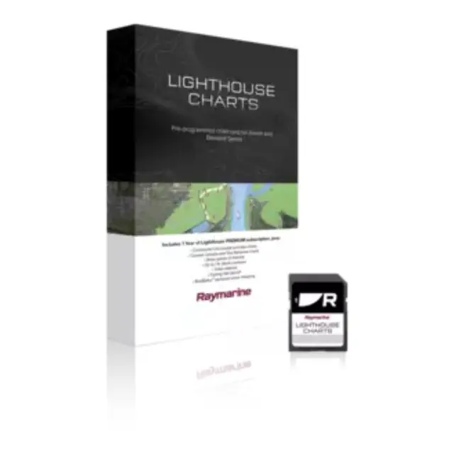RAYMARINE LightHouse GEN2 Middelhavet Kart ferdig på brikke 