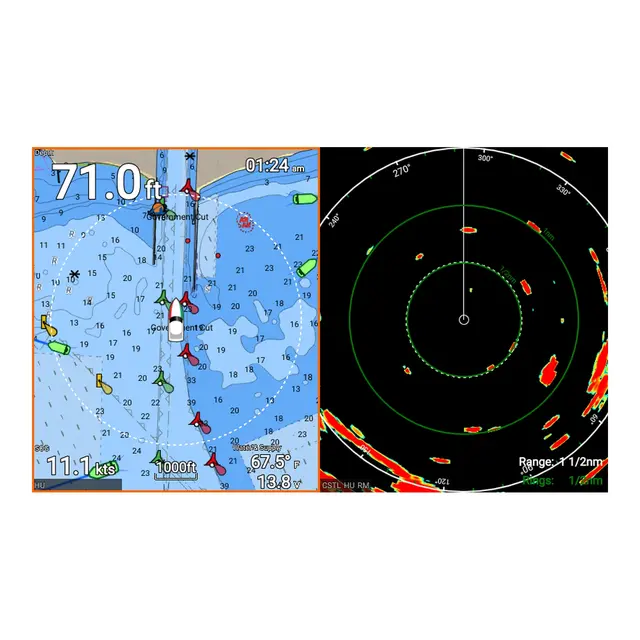 RAYMARINE Element 12S Kartplotter/Ekko 12" - CHIRP - WiFi - u/svinger - u/kart 