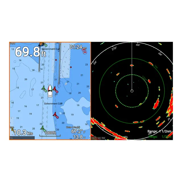 RAYMARINE Element 12S Kartplotter/Ekko 12" - CHIRP - WiFi - u/svinger - u/kart 