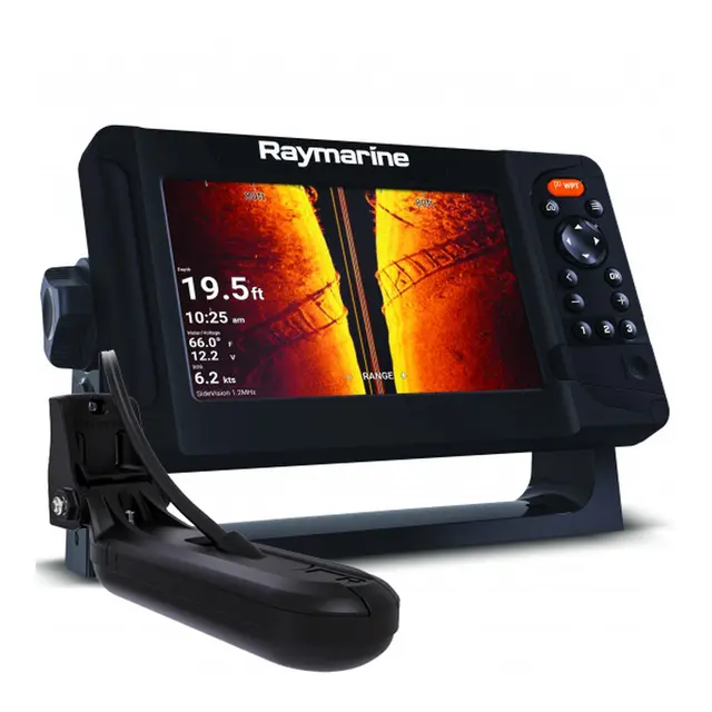 RAYMARINE Element 7HV kartplotter/Ekko 7" - m/HV-100 HyperVision hekksvinger 